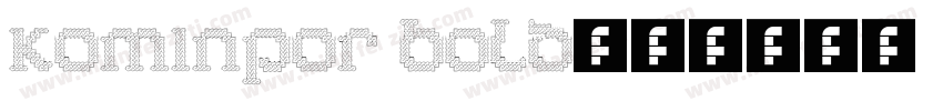 KominPor Bold字体转换